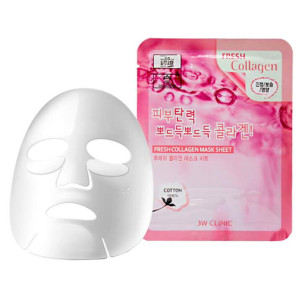 [3W CLINIC] Тканевая маска для лица КОЛЛАГЕН Fresh Collagen Mask Sheet